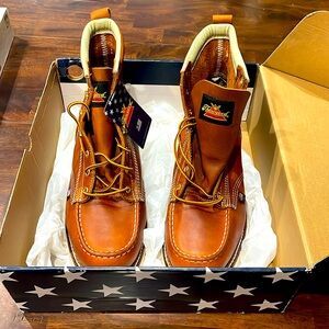 Nwt Thorogood unlined non-safety toe work boots